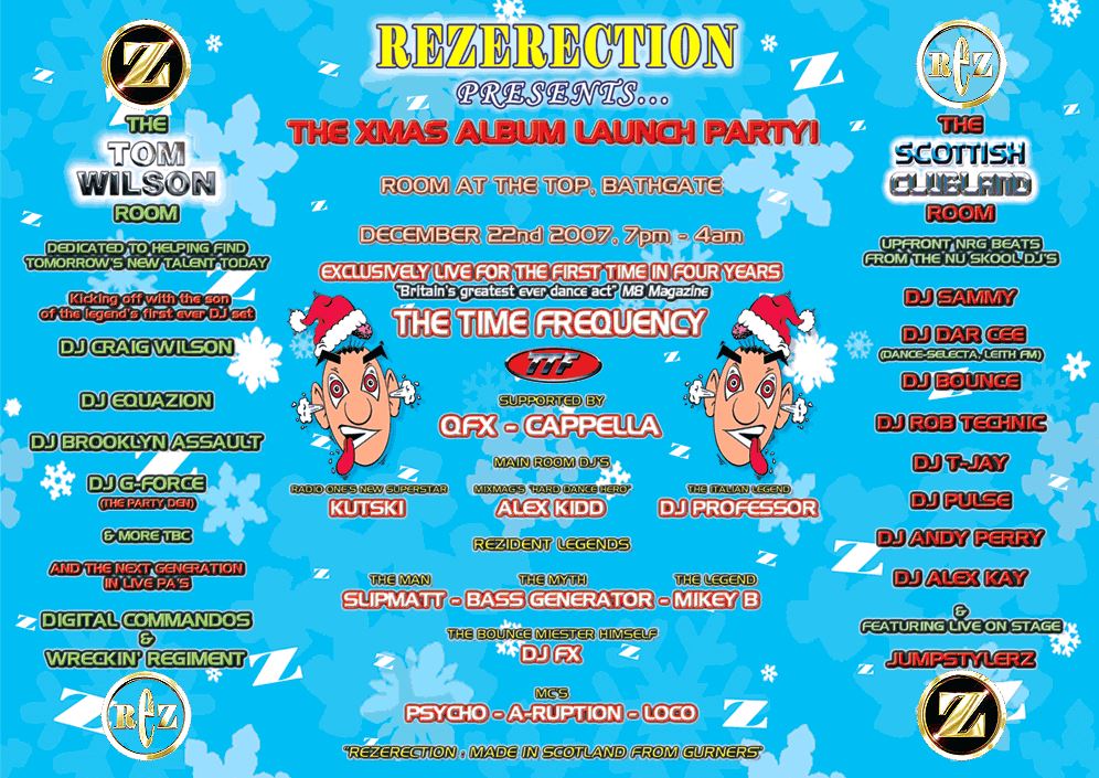 Rezerection Xmas Album Launch Party
