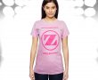 Ladies Pink Big Z Rave To The Grave Tshirt girl